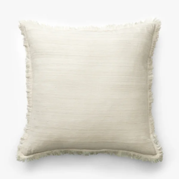 Abbey Silk Fringe Pillow Cover