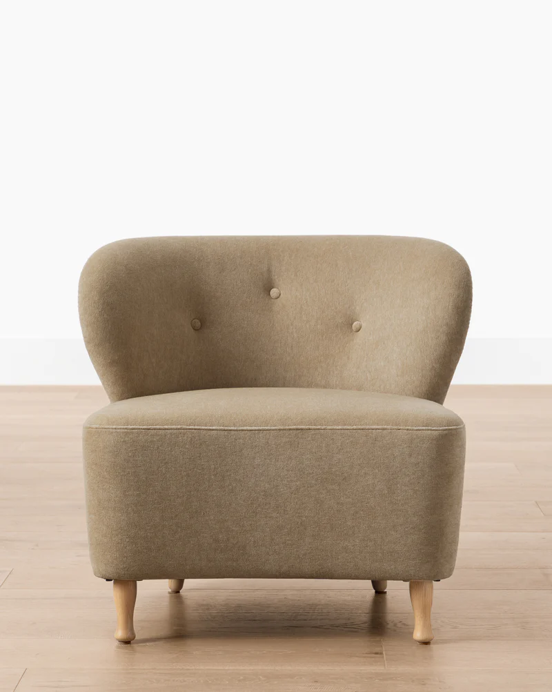 Carmella Mohair Chair (Ready to Ship)