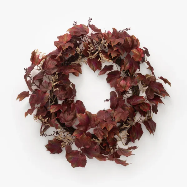 Faux Autumn Grapevine Wreath