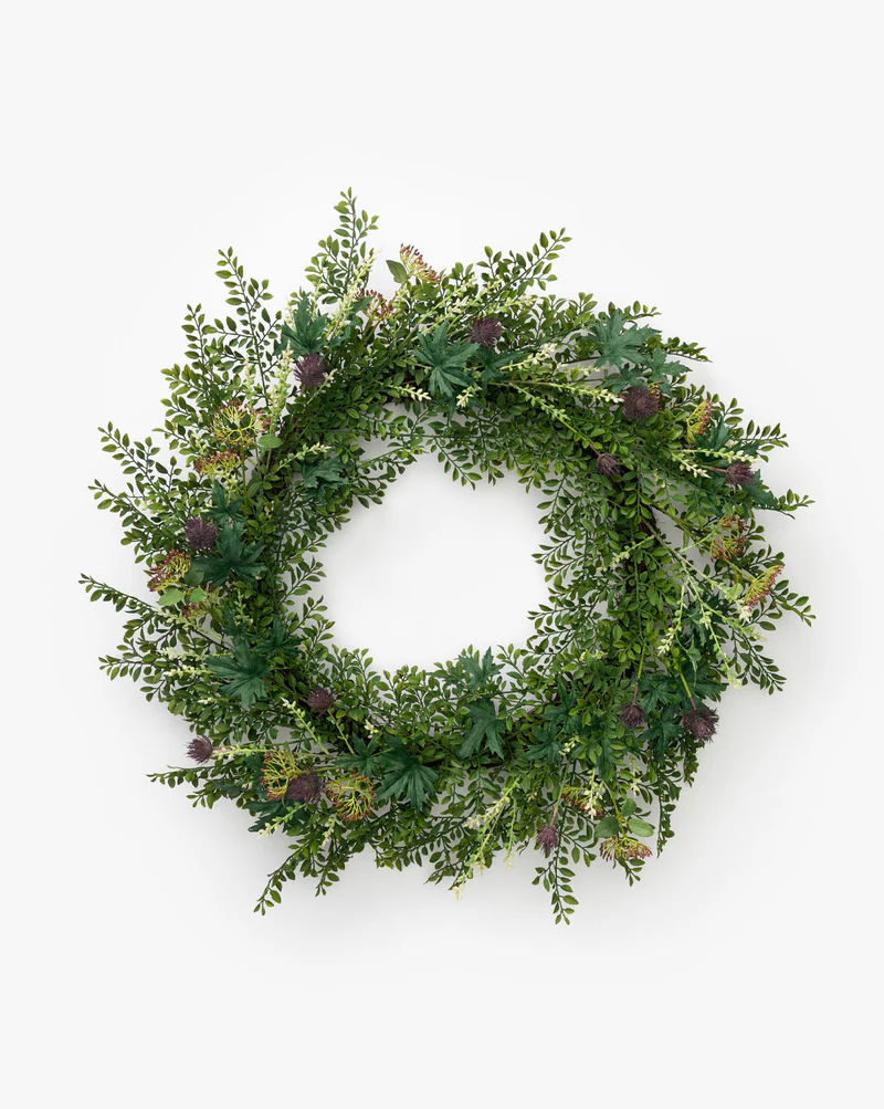 Faux Summerset Wreath