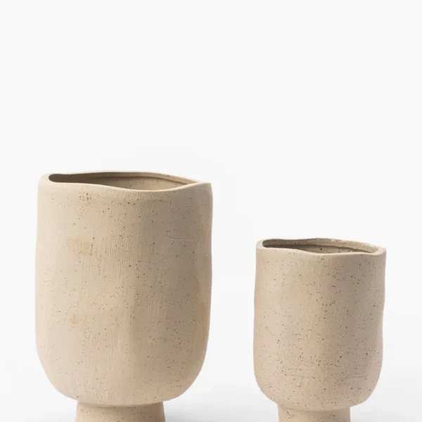 Gray Speckled Planter