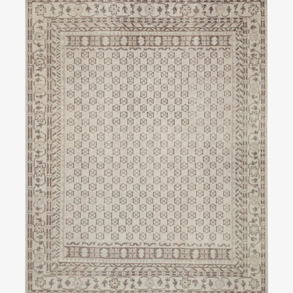 Anya Neutral Hand-Knotted Wool Rug