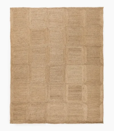 Pieced Handwoven Jute Rug