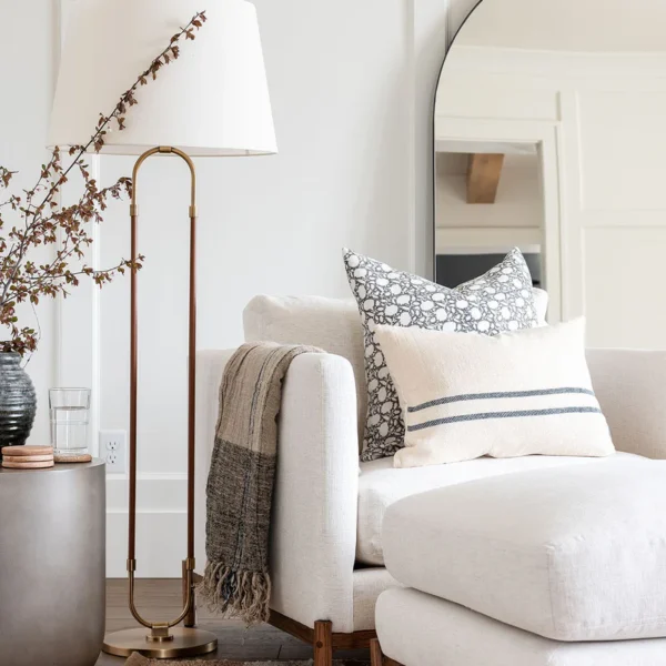 Abigail Silk Stripe Pillow Cover